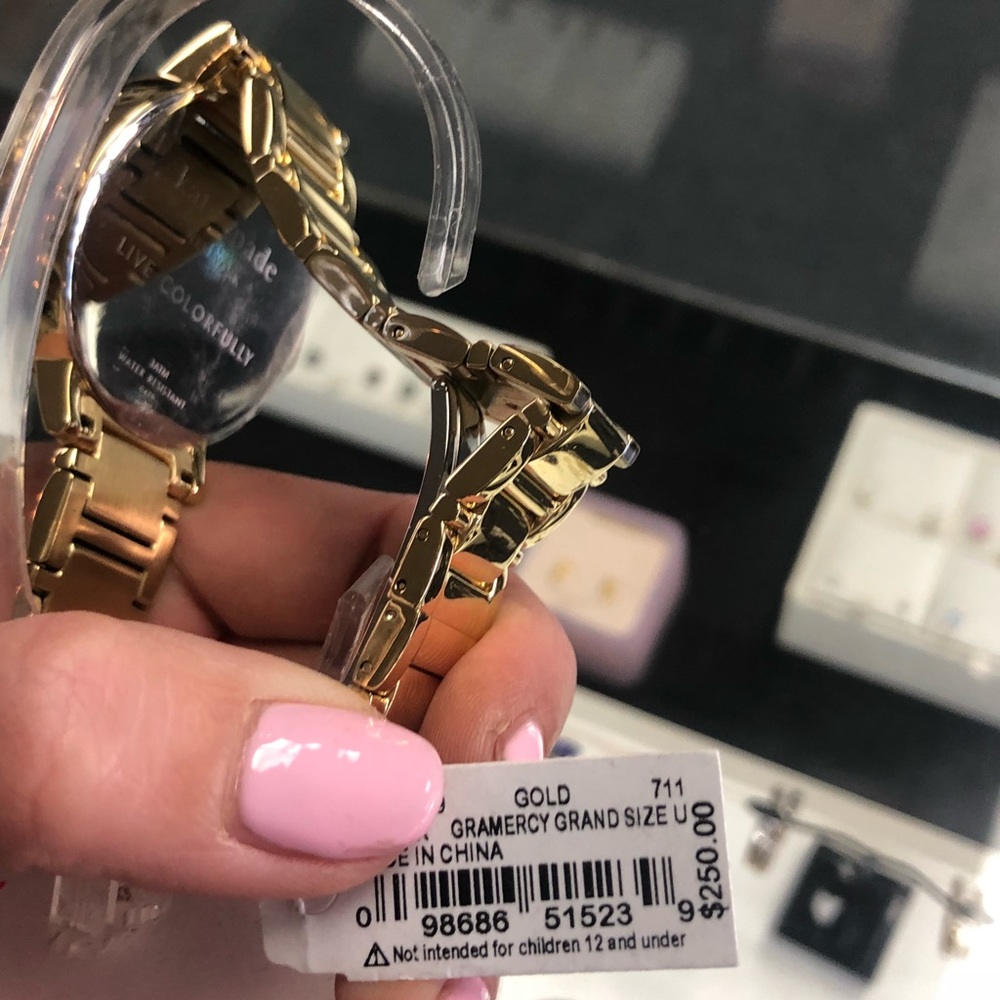 Kate Spade Gramercy Grand Gold Watch - Picture 5 of 5